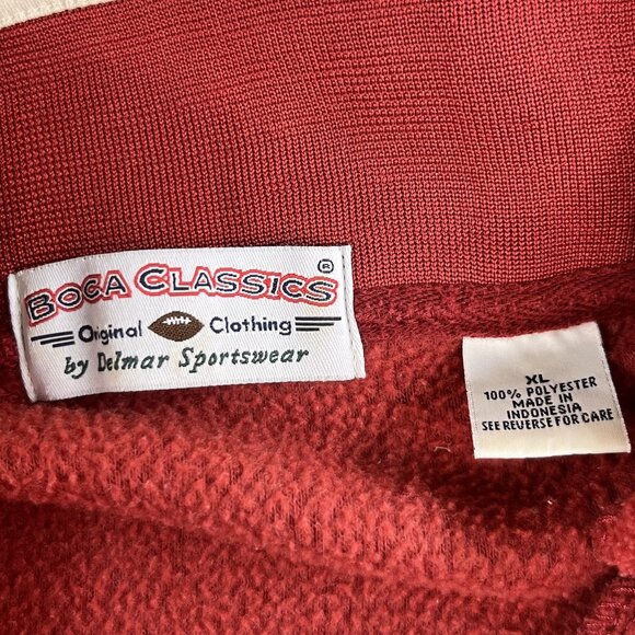 Florida State Seminoles Jacket Mens XL NCAA Football Fleece Quarter Zip Pullover - Picture 3 of 11